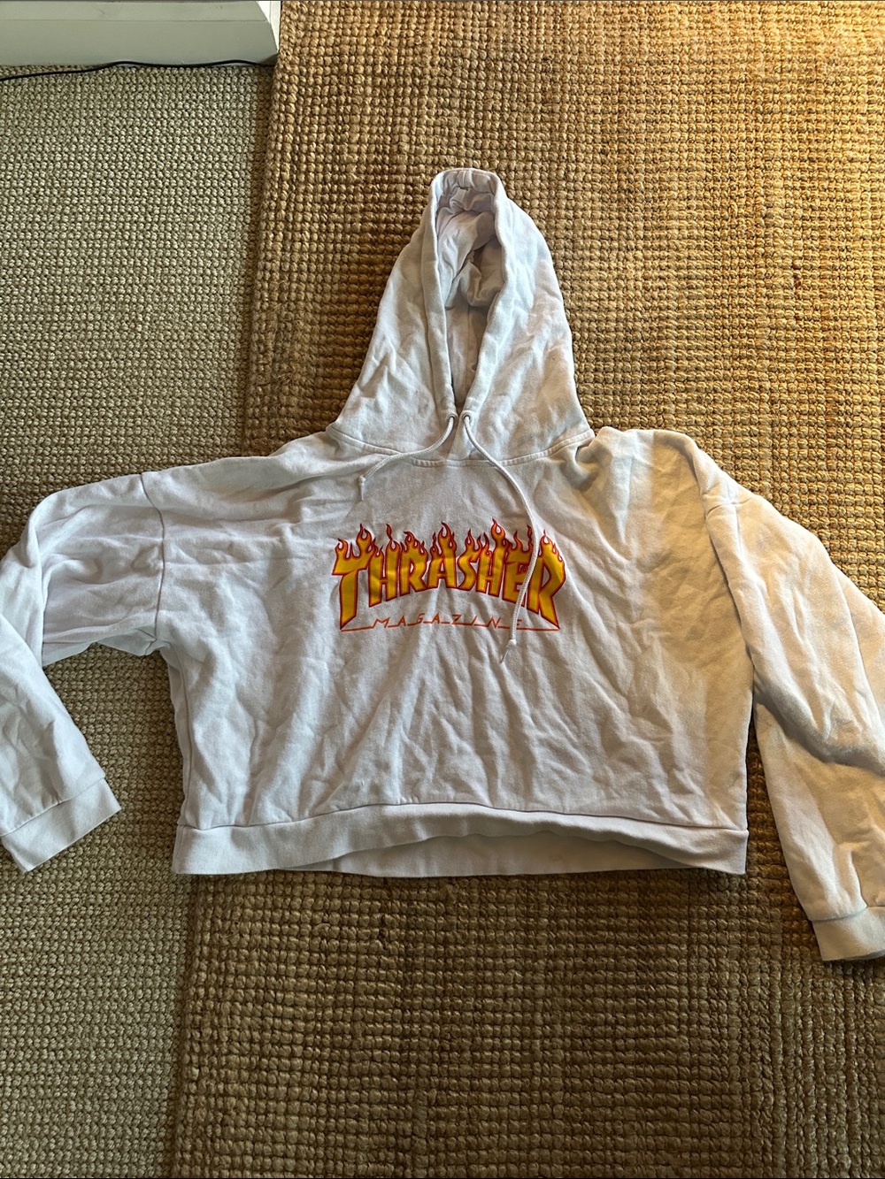 Women's vintage THRASHER flame sweatshirt